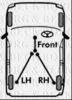 BORG & BECK BKB1014 Cable, parking brake